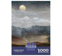 Hard Jigsaw Puzzle for Adults 1000 Pieces Purple Mountains Puzzle for Adults Hands-on Game Difficult Hard Birthday Present, Gifts, 52x38cm/1000pcs