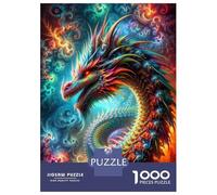 Hard Jigsaw Puzzle for Adults 1000 Pieces Quantum Serpents Odyssey Puzzles for Adults Family Games Pattern Assembly Challenging To Complete 38x26cm/1000pcs