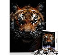 Hard Jigsaw Puzzle for Adults 1000 Pieces Rage in The Shadows Toy Wall Decor Art Work Gift Practical Game Artists' Collection, Fine Arts Size 38x52cm