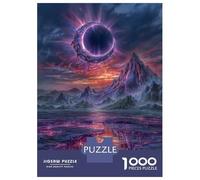 Hard Jigsaw Puzzle for Adults 1000 Pieces Rain And Amber - Walking Through The Memory Lights Adult Jigsaw Relaxing Games Difficult Hard Educational Challenge 70x50cm/1000pcs