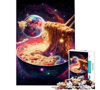 Hard Jigsaw Puzzle for Adults 1000 Pieces Ramen Japan Food Fun Activities at Home Difficult Challenge Toy Wall Decor for Age 14+ Game (38x26cm)