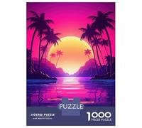Hard Jigsaw Puzzle for Adults 1000 Pieces Resonating Retro Waves Adult Puzzles Relax Games Enhance Memory Great Gift for Gaming 38x26cm/1000pcs