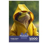 Hard Jigsaw Puzzle for Adults 1000 Pieces Sad Frog Adult Jigsaw Relaxing Games Difficult Hard Educational Challenge 38x26cm/1000pcs