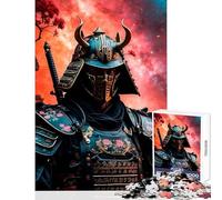 Hard Jigsaw Puzzle for Adults 1000 Pieces Samurai Galactic Educational Toy Great Gift for Games Educational Games Artists' Collection, Fine Arts Size 50x75cm
