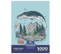 Hard Jigsaw Puzzle for Adults 1000 Pieces Save The Ocean Teenager Puzzles Hands-on Game Staycation Kill Time Great Gift for Gaming 38x26cm/1000pcs