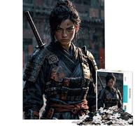 Hard Jigsaw Puzzle for Adults 1000 Pieces Scars of A Ronin Fun Activities at Home Family Activities Fun Games Suitable for Ages 14 And Up (50X75cm)