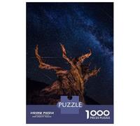Hard Jigsaw Puzzle for Adults 1000 Pieces Shooting Stars Night Teenager Puzzles Hands-on Game Staycation Kill Time Great Gift for Gaming 70x50cm/1000pcs