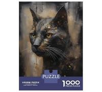 Hard Jigsaw Puzzle for Adults 1000 Pieces Siamese Cat Amiable Adult Jigsaw Puzzle Relax Games Enhance Memory Educational Challenge 52x38cm/1000pcs