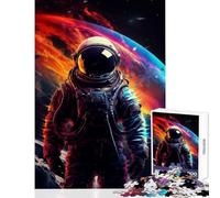 Hard Jigsaw Puzzle for Adults 1000 Pieces Space Is Wild Toy Wall Decor Art Work Gift Practical Game Artists' Collection, Fine Arts Size 38x26cm