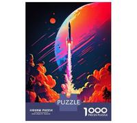 Hard Jigsaw Puzzle for Adults 1000 Pieces Space Journey Puzzles for Adults Family Games Pattern Assembly Challenging To Complete 52x38cm/1000pcs
