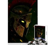 Hard Jigsaw Puzzle for Adults 1000 Pieces Spartan Warrior Fury Puzzles for Teenagers Staycation Kill Time Fun Activities at Home Challenging Game Gifts (38x52cm)