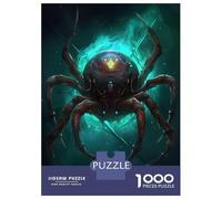 Hard Jigsaw Puzzle for Adults 1000 Pieces Spider Magical Adult Jigsaw Puzzle Relax Games Enhance Memory Educational Challenge 70x50cm/1000pcs