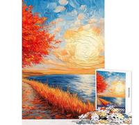 Hard Jigsaw Puzzle for Adults 1000 Pieces Sunny August Day Practical Game Wall Decoration Home Decoration Toys Birthday And Unique Gifts (50x75cm)