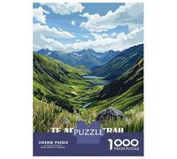 Hard Jigsaw Puzzle for Adults 1000 Pieces Te Araroa Trail New Zealand Jigsaw Anti-Stress Toys But Fun And Humorous Educational Challenge 70x50cm/1000pcs