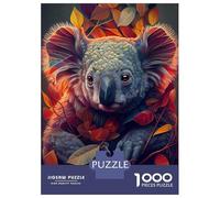 Hard Jigsaw Puzzle for Adults 1000 Pieces The Cozy Koala Adult Jigsaw Puzzle Relax Games Enhance Memory Educational Challenge 70x50cm/1000pcs