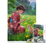 Hard Jigsaw Puzzle for Adults 1000 Pieces The Dandelions Jigsaw Puzzle 1000 Relaxing Games Great Gifts for Games Staycation Kill Time (38x52cm)