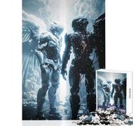 Hard Jigsaw Puzzle for Adults 1000 Pieces The Two Sides Puzzles for Teenagers Staycation Kill Time Fun Activities at Home Challenging Game Gifts (38x52cm)