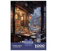 Hard Jigsaw Puzzle for Adults 1000 Pieces Tokyo Japan Xmas Jigsaw Brain Teaser Game Analysis And Logic Great Gift for Gaming 52x38cm/1000pcs