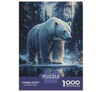 Hard Jigsaw Puzzle for Adults 1000 Pieces Vintage Winter Glow - Lantern-Lit Village in A Snowy Twilight Adult Jigsaw Relaxing Games Difficult Hard Educational Challenge 70x50cm/1000pcs