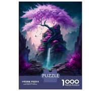 Hard Jigsaw Puzzle for Adults 1000 Pieces Violet Magical Tree Jigsaw Anti-Stress Toys But Fun And Humorous Educational Challenge 70x50cm/1000pcs