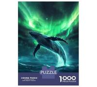 Hard Jigsaw Puzzle for Adults 1000 Pieces Whale's Celestial Leap-1 Puzzles for Adults DIY Toys Improve Memory Birthday Present, Gifts, 70x50cm/1000pcs