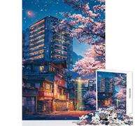 Hard Jigsaw Puzzle for Adults 1000 Pieces When The Sakura Bloom Educational Games Difficult Hard Toy Wall Decor Artists' Collection, Fine Arts (38x52cm)