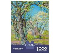 Hard Jigsaw Puzzle for Adults 1000 Pieces Wildflower Field at Dawn Jigsaw Anti-Stress Toys Analysis And Logic Birthday Present, Gifts, 38x26cm/1000pcs