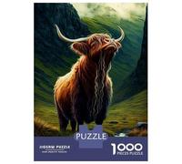 Hard Jigsaw Puzzle for Adults 1000 Pieces Yak Puzzle for Adults Hands-on Game Difficult Hard Birthday Present, Gifts, 70x50cm/1000pcs