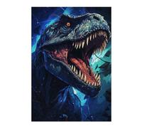 Hard Jigsaw Puzzle for Adults 1000pcs(38x26cm) S Jurassic Beast T-Rex Artwork Teenagers Puzzles Anti-Stress Toys A Work of Art Birthday Present, Gifts, 1000pcs(38x26cm) S