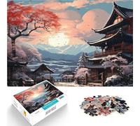 Hard Jigsaw Puzzle for Adults 2000 Pieces japanese landscape Made of cardboard for ages 14 and over Train your brain and your hands Christmas game Gifts 。size:70x100cm/27.5x39.3inch
