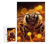 Hard Jigsaw Puzzle for Adults 300 PCS Bee Honey Puzzle for Adults Relax Games Difficult Challenge Challenging To Complete 300 PCS