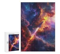 Hard Jigsaw Puzzle for Adults 300 PCS Celestial Voyage Puzzle for Adults Relax Games Difficult Challenge Challenging To Complete 300 PCS