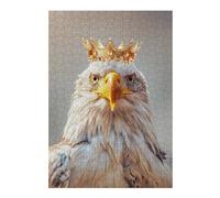 Hard Jigsaw Puzzle for Adults 300 PCS Eagle Pastel Crown Adult Jigsaw Puzzle Hands-on Game Perfect Decoration Great Gift for Gaming 300 PCS