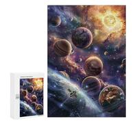 Hard Jigsaw Puzzle for Adults 300 PCS Galactic Exploration Adventure Puzzles for Teenagers But Fun And Humorous Challenging To Complete Stress Reduction Gifts 300 PCS
