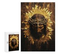 Hard Jigsaw Puzzle for Adults 300 PCS Jesus Christ Crown Of Thorns Puzzle for Adults Relax Games Difficult Challenge Challenging To Complete 300 PCS