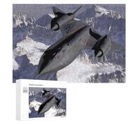 Hard Jigsaw Puzzle for Adults 300 PCS Lockheed SR71 Blackbird Jigsaws for Adults Fun Games Home Decoration Educational Challenge 300 PCS