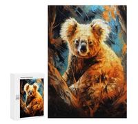 Hard Jigsaw Puzzle for Adults 300 PCS Majestic Koala Puzzle for Adults Relax Games Difficult Challenge Challenging To Complete 300 PCS