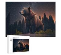 Hard Jigsaw Puzzle for Adults 300 PCS Nighttime Forest Majesty Adult Puzzles Family Game For Family Fun Great Gift for Gaming 300 PCS