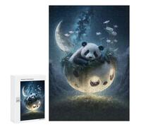 Hard Jigsaw Puzzle for Adults 300 PCS Panda Dreams Puzzle for Adults Relax Games Difficult Challenge Challenging To Complete 300 PCS