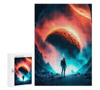 Hard Jigsaw Puzzle for Adults 300 PCS Red World Puzzle for Adults Relax Games Difficult Challenge Challenging To Complete 300 PCS