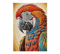 Hard Jigsaw Puzzle for Adults 300 PCS Vintage Parrot Jigsaws for Adults Hands-on Game A Work of Art Great Gift for Gaming 300 PCS