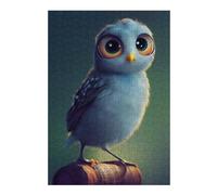 Hard Jigsaw Puzzle for Adults 300 PCS Whimsical Owl Perch Jigsaws for Adults Hands-on Game A Work of Art Great Gift for Gaming 300 PCS