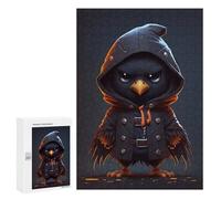 Hard Jigsaw Puzzle for Adults 300 PCS Wizard The Crow Puzzle for Adults Relax Games Difficult Challenge Challenging To Complete 300 PCS