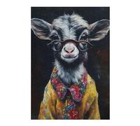 Hard Jigsaw Puzzle for Adults 38x26cm/1000pcs Baby Goat Jigsaw Puzzle Toy Wall Decor Pattern Assembly Great Gift for Gaming 38x26cm/1000pcs