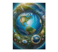 Hard Jigsaw Puzzle for Adults 38x26cm/1000pcs Earth Day Celebration Adult Puzzles Family Games Difficult Hard Educational Challenge 38x26cm/1000pcs