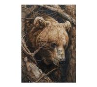 Hard Jigsaw Puzzle for Adults 38x26cm/1000pcs Ethereal Bear Adult Jigsaw Brain Teaser Game Hand Speed Race Great Gift for Gaming 38x26cm/1000pcs