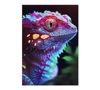 Hard Jigsaw Puzzle for Adults 38x26cm/1000pcs Realistic Lizard Fantasy Puzzles for Adults Brain Teaser Game Wall Art Birthday Present, Gifts, 38x26cm/1000pcs