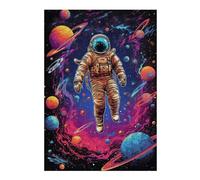 Hard Jigsaw Puzzle for Adults 38x26cm/1000pcs Space Odyssey Astronaut's Journey -1 Puzzle for Adults Anti-Stress Toys Birthday Present Gifts for Friends And Family 38x26cm/1000pcs
