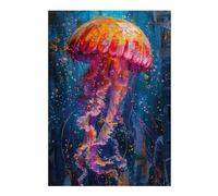 Hard Jigsaw Puzzle for Adults 38x26cm/1000pcs Squid in Paint Puzzles for Adults Brain Teaser Game Wall Art Birthday Present, Gifts, 38x26cm/1000pcs