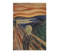 Hard Jigsaw Puzzle for Adults 38x26cm/1000pcs The Scream Puzzles for Adults Brain Teaser Game Wall Art Birthday Present, Gifts, 38x26cm/1000pcs